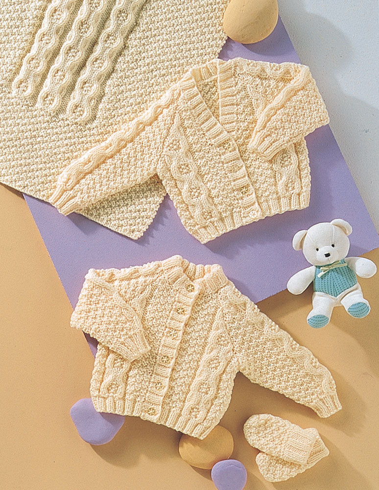 Stylecraft Baby Aran Knitting Pattern 4772 Fabrics Plus