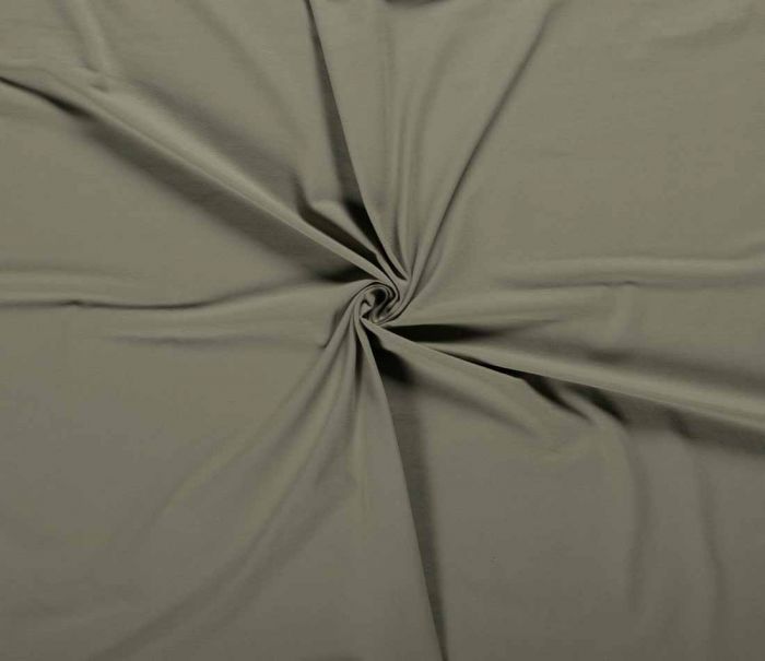 Plain Cotton Rich Jersey -Light Khaki Green – Fabrics Plus