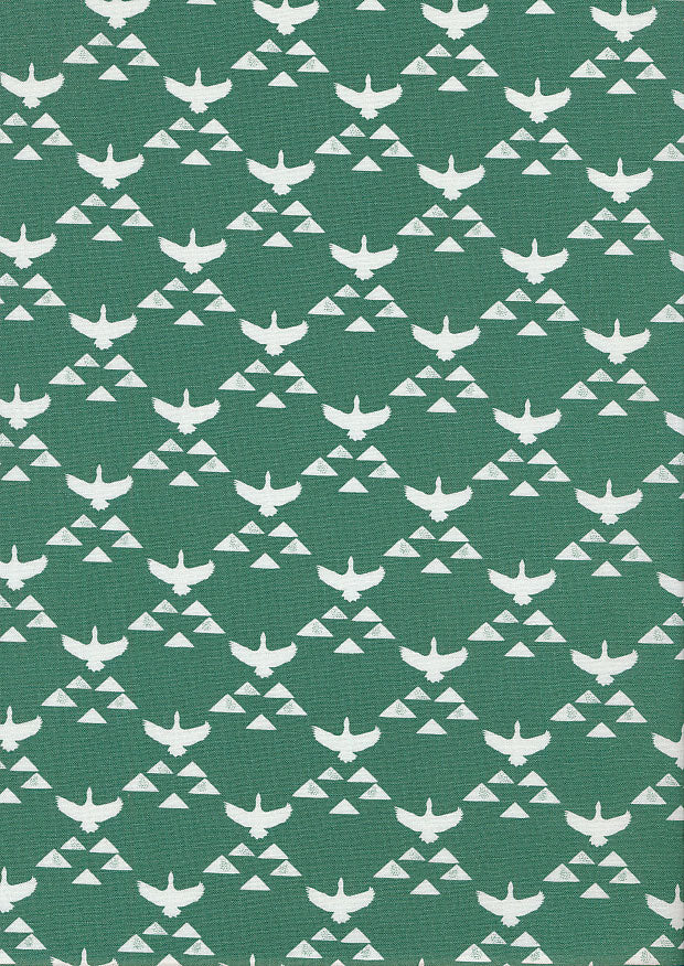 Sweet Bee Designs - True North - Birds on Green