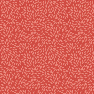 Sweet Bee Designs - True North - Leaves on Red