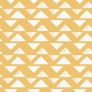 Sweet Bee Designs - True North - Triangles on Yellow