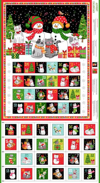 Makower Advent Calendar Santa Paws Cats