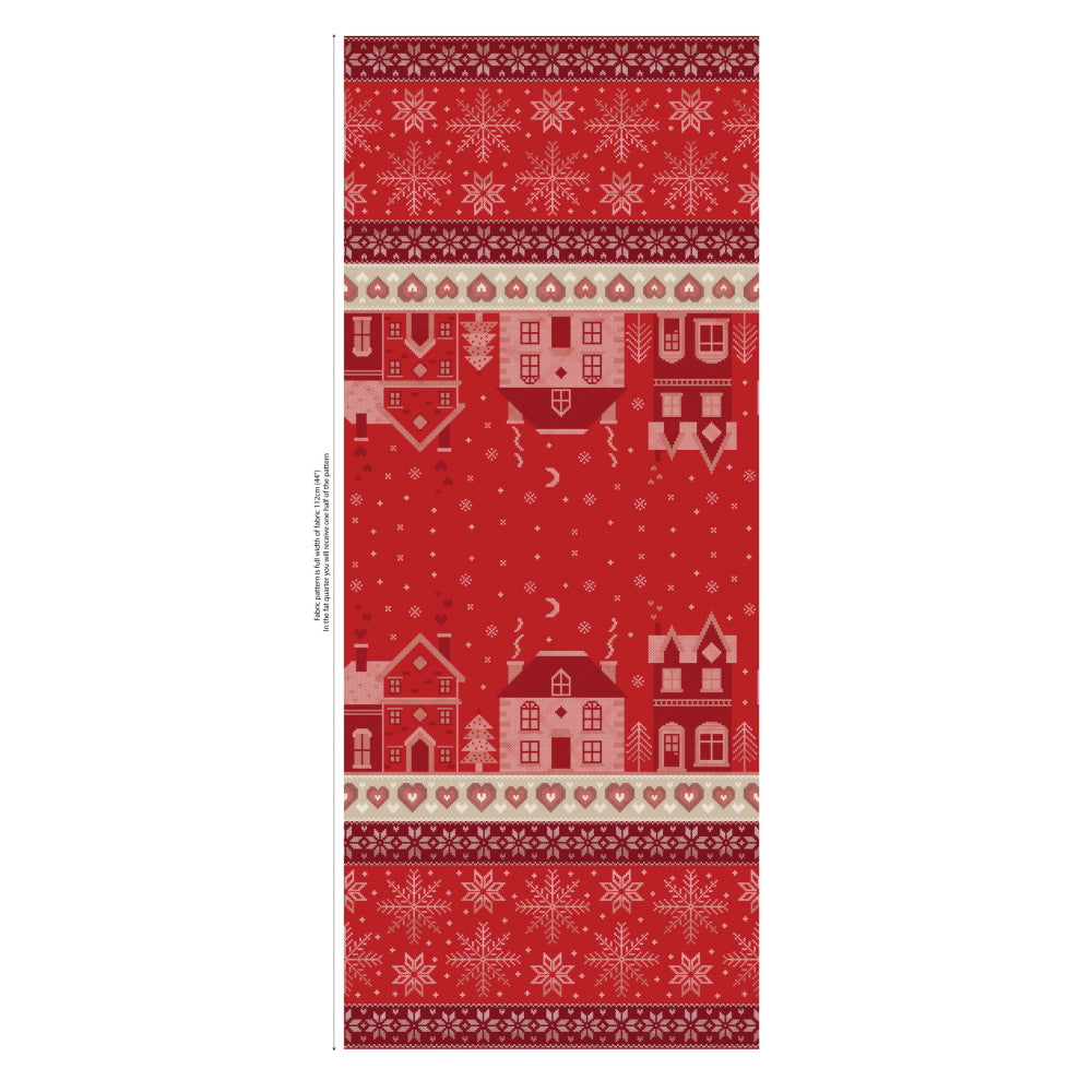 Cross Stitch Christmas Scene by Stuart Hillard