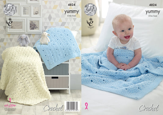 King Cole Crochet Pattern 4824