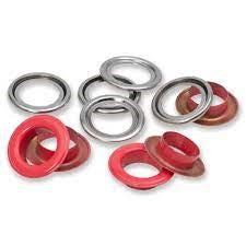 Prym Eyelets with Washers - 14mm Red