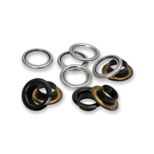 Prym Eyelets with Washers - 11mm Black