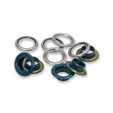 Prym Eyelets with Washers - 14mm Navy Blue