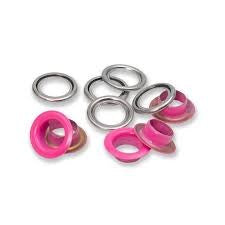 Prym Eyelets with Washers - 14mm Pink