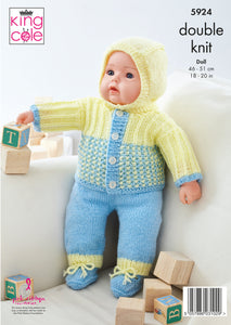 King Cole Knitting Pattern DK - 5924