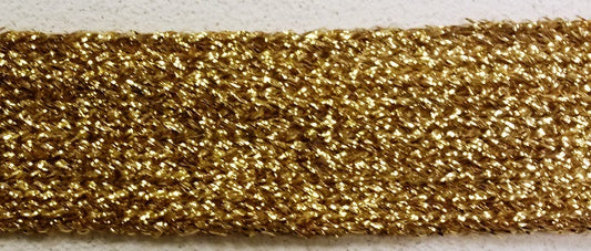 Gold 30mm Metallic Woven Braid