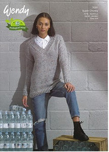 Wendy Wools Knitting Pattern - 7001