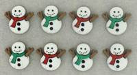 Sew Cute Snowmen Novelty Christmas Buttons by Dress It Up