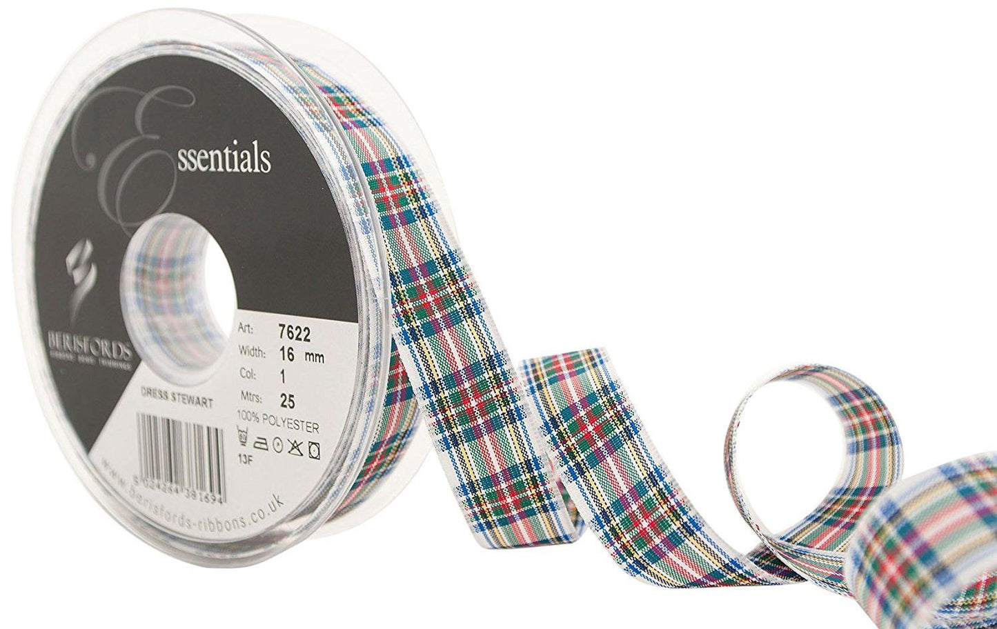 Dress Stewart Tartan Ribbon - 16mm