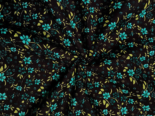 Cotton Needlecord - Floral