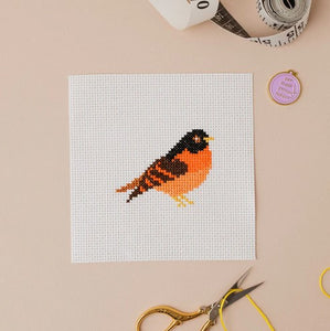 Bird Mini Counted Cross Stitch Kit