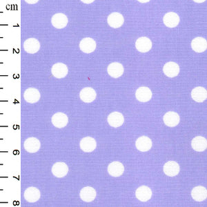 Cotton Poplin Small Dots on Lilac