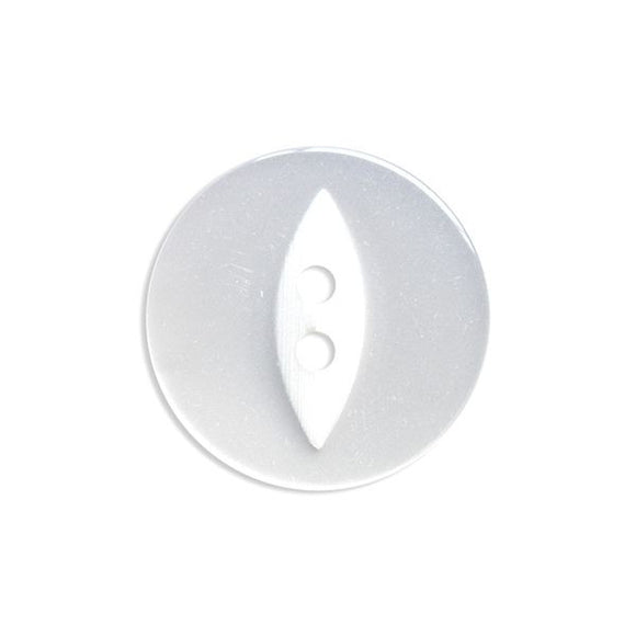 Fisheye Button - 11.5mm - White