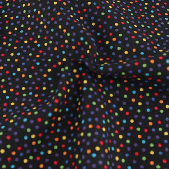 Reynard Craft Cotton - Confetti Dots - Black/Multi