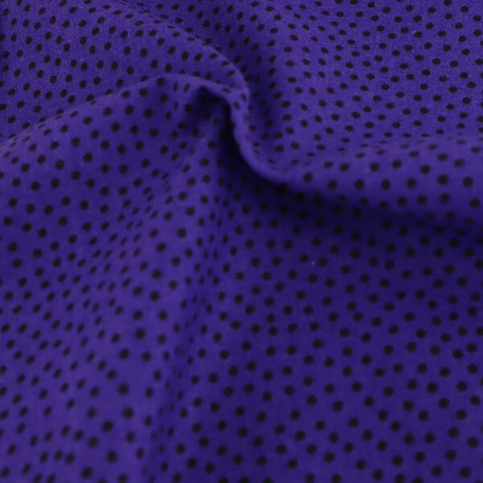 Reynard Craft Cotton - Confetti Dots - Purple