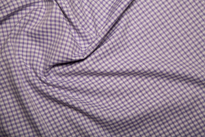 PolyCotton Gingham 1/8" - Lilac