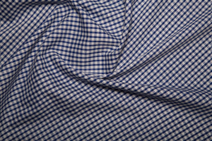 PolyCotton Gingham 1/8" - Royal