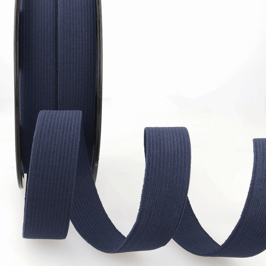 Coloured Elastic - Navy 15mm