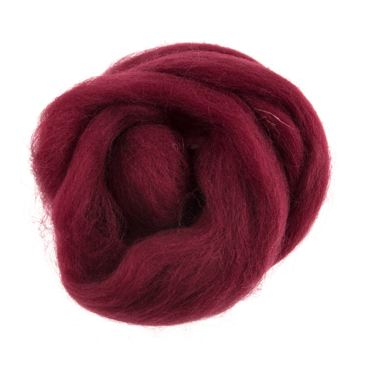 Trimits Natural Wool Roving Felt - Wine