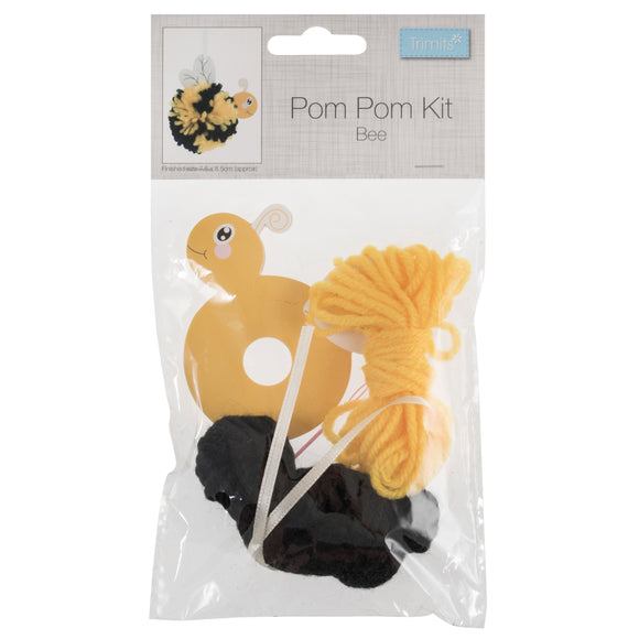 Pom Pom Decoration Kit: Bee