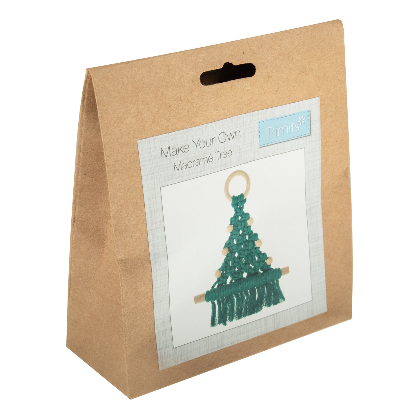 Macramé Kit: Decoration: Tree: Green