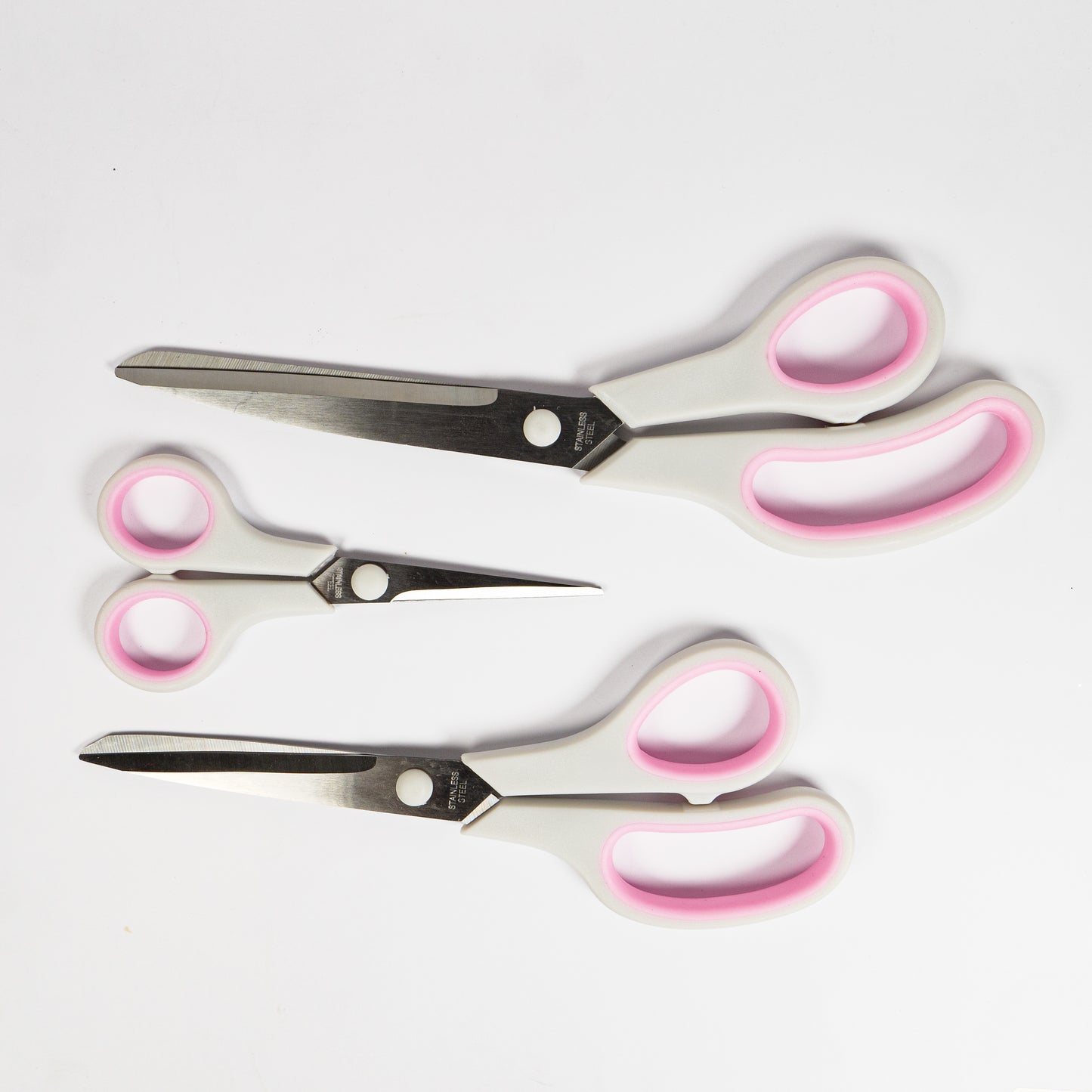 SOFT TOUCH SCISSORS BOX OF 3 ASSTD SIZES