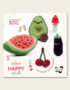 Sirdar Happy Chenille Book - Fruit & Veg Pattern Book