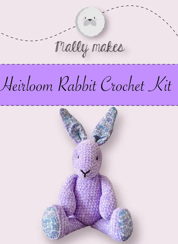 Heirloom Rabbit Crochet Pattern Booklet by Mally Makes