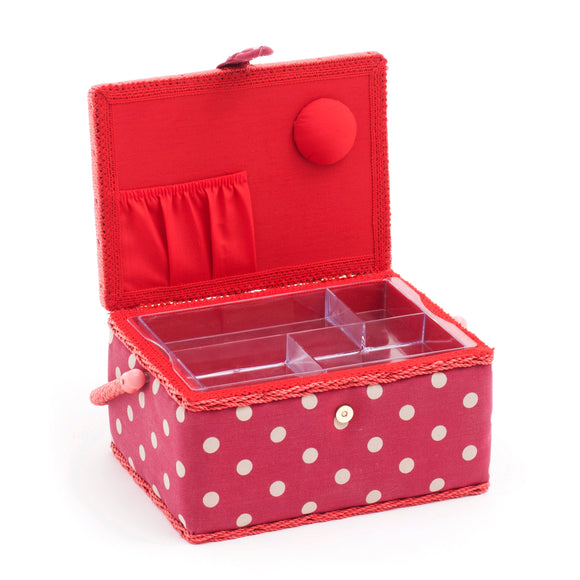 Sewing Box (M): Red Spot