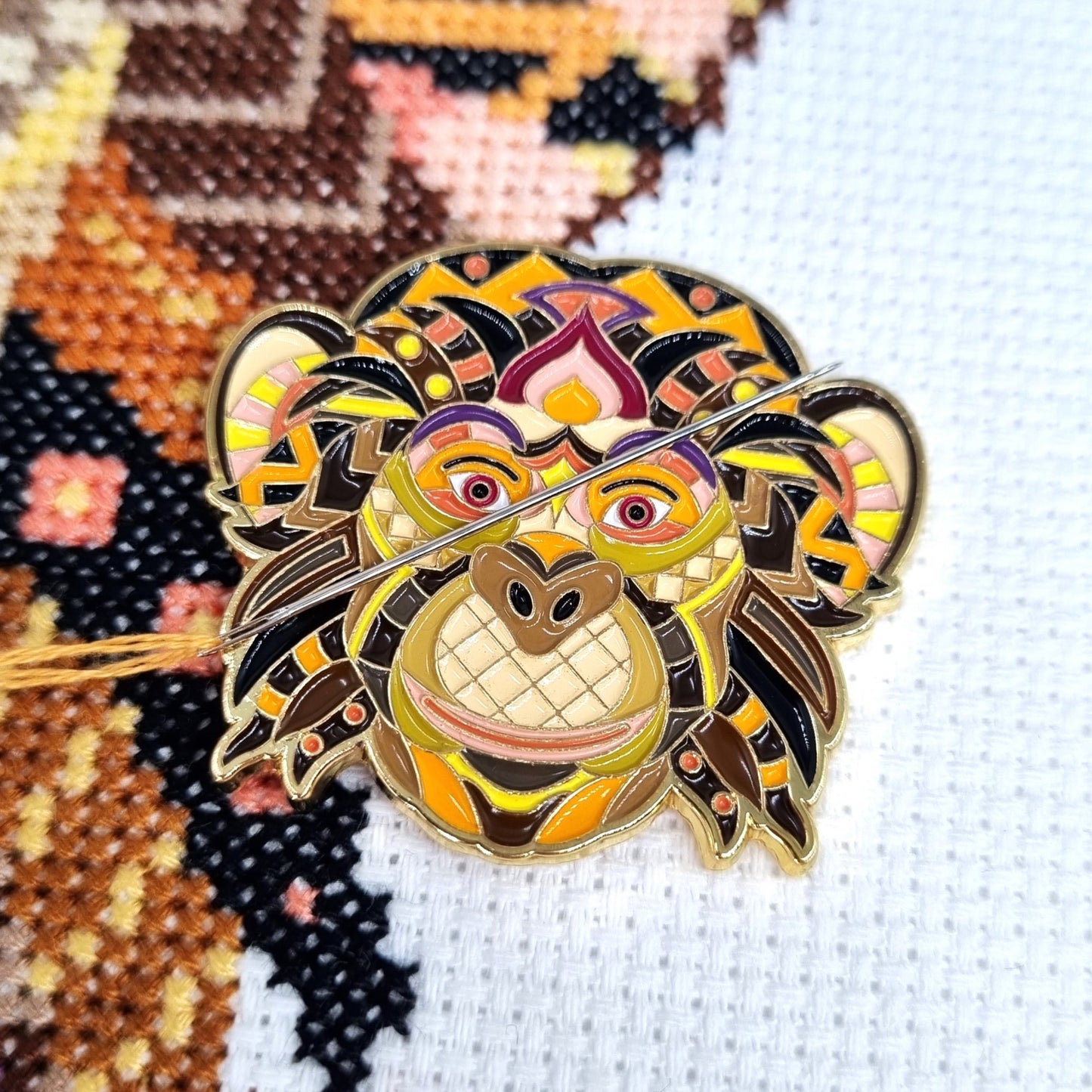 Needle Minder - Mandala Monkey