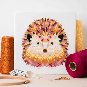 Mandala Hedgehog Counted Cross Stitch Kit