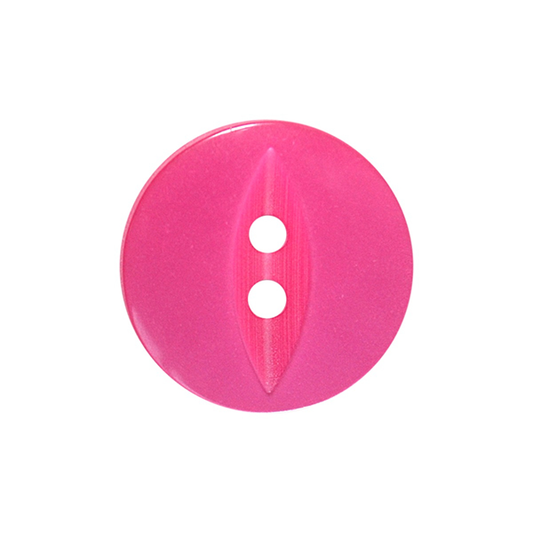 Fisheye Button - 11.5mm - Fuchsia