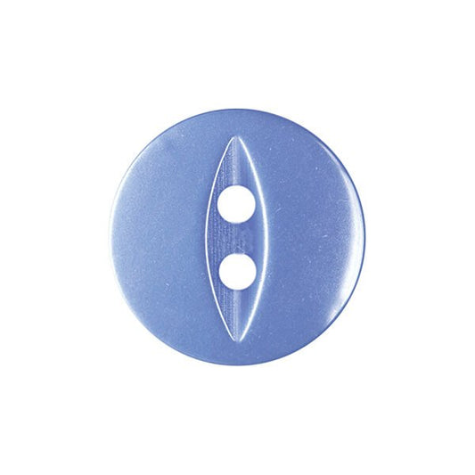 Fisheye Button - 16mm Royal Blue