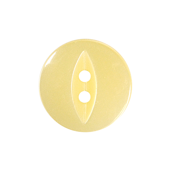 Fisheye Button - 14mm - Cream