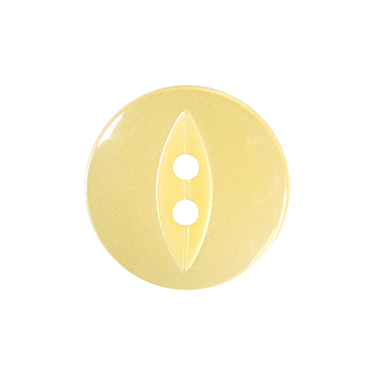 Fisheye Button - 14mm - Cream