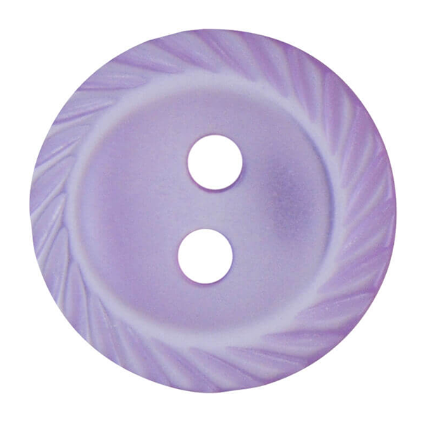 Milled Edge Button 14mm - Lilac