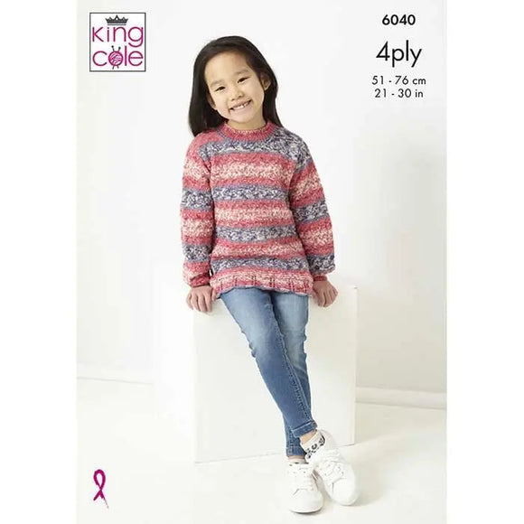 King Cole Knitting Pattern - 6040