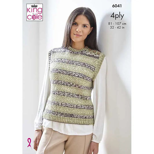 King Cole Knitting Pattern - 6041