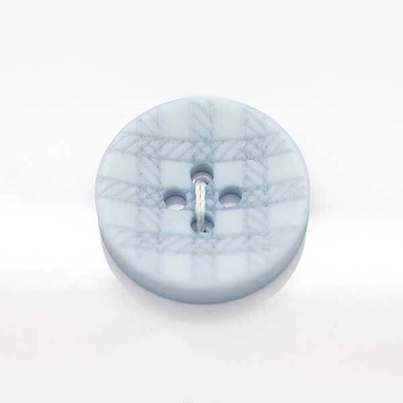 Cross Hatch Eco Buttons 11mm - Pale Blue