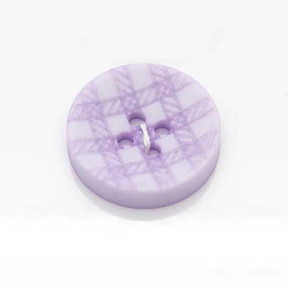 Cross Hatch Eco Buttons 11mm - Lilac