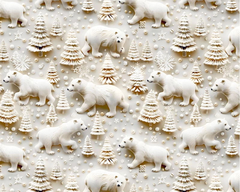 Little Johnny - Cotton - Festive Polar Bear 3D