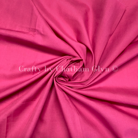 PolyCotton Plain - Fuchsia