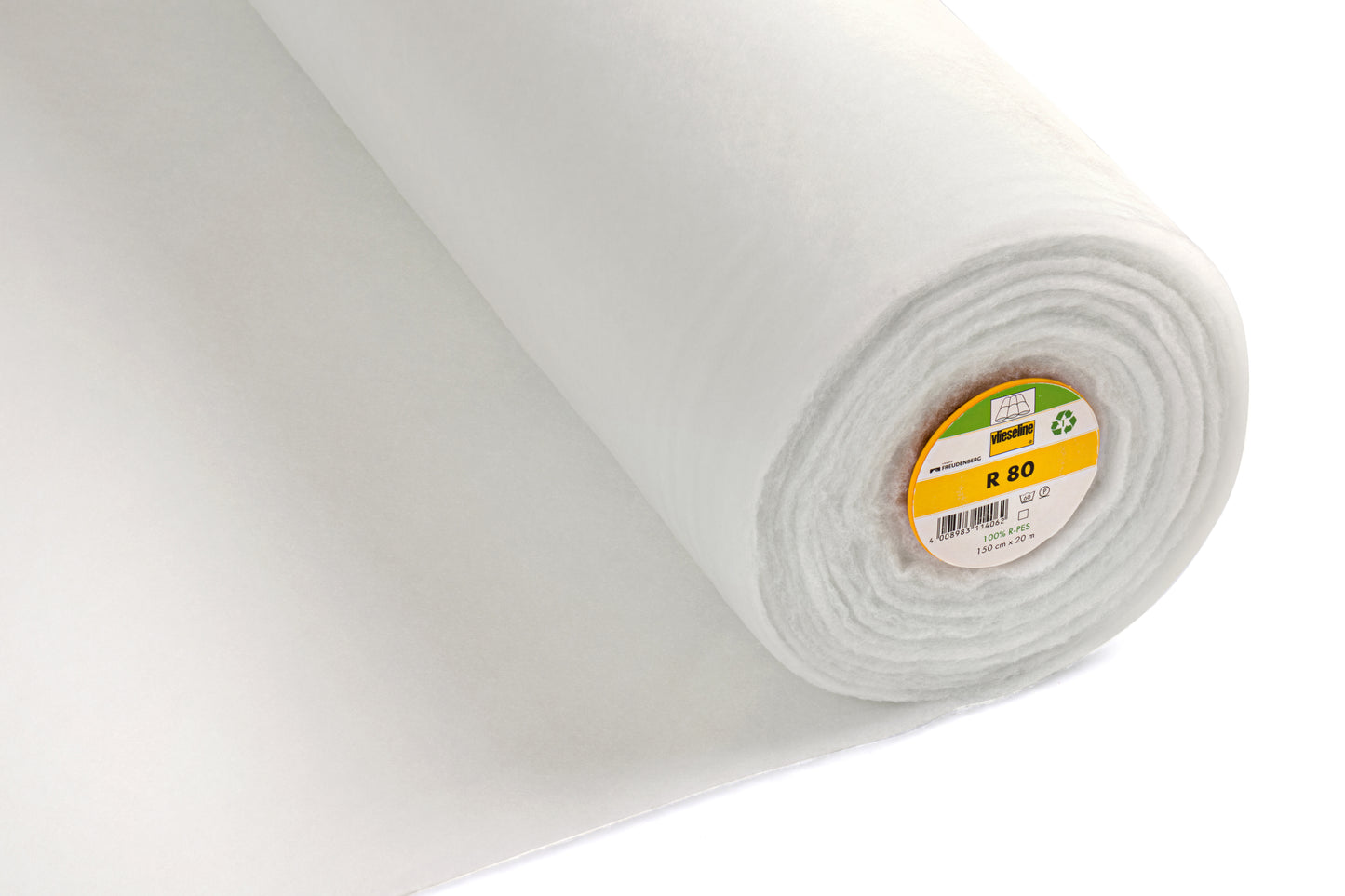 Vleiseline R80-10 Wadding 100% recycled polyester 80g/m 150cm