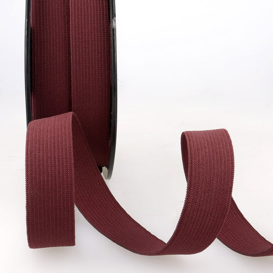 Coloured Elastic - Burgundy 15mm