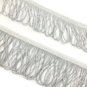 Looped Fringe 3"/75mm - Silver