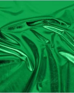 Stretch Foil Fabric - Green